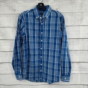 Johnnie-O Shirt Mens Small Plaid‎ Button-Down Classic Casual Long Sleeve